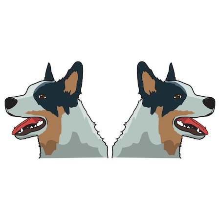 Signmission Australian Cattle Dog Decal, Dog Lover Decor Vinyl Sticker D-18-Australian Cattle